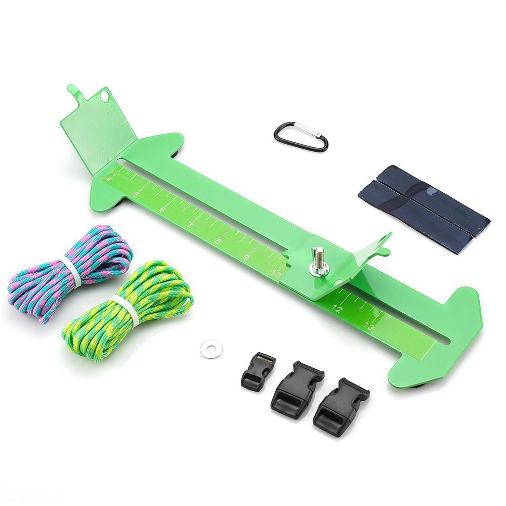 Telaio per intrecciare paracord in metallo - Strumento per la creazione di braccialetti fai-da-te