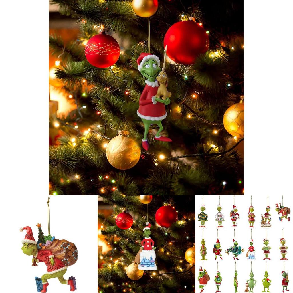 Wunderschöner Der Grinch Weihnachtsbaum Anhänger Ornament Für Party Heimdeko