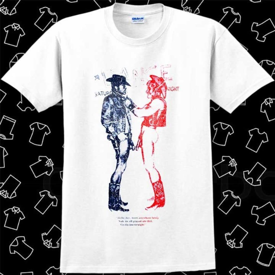 Обнаженные Ковбои Сид Вишес Панк-рок Футболка Мем Подарок Смешная Унисекс футболка L