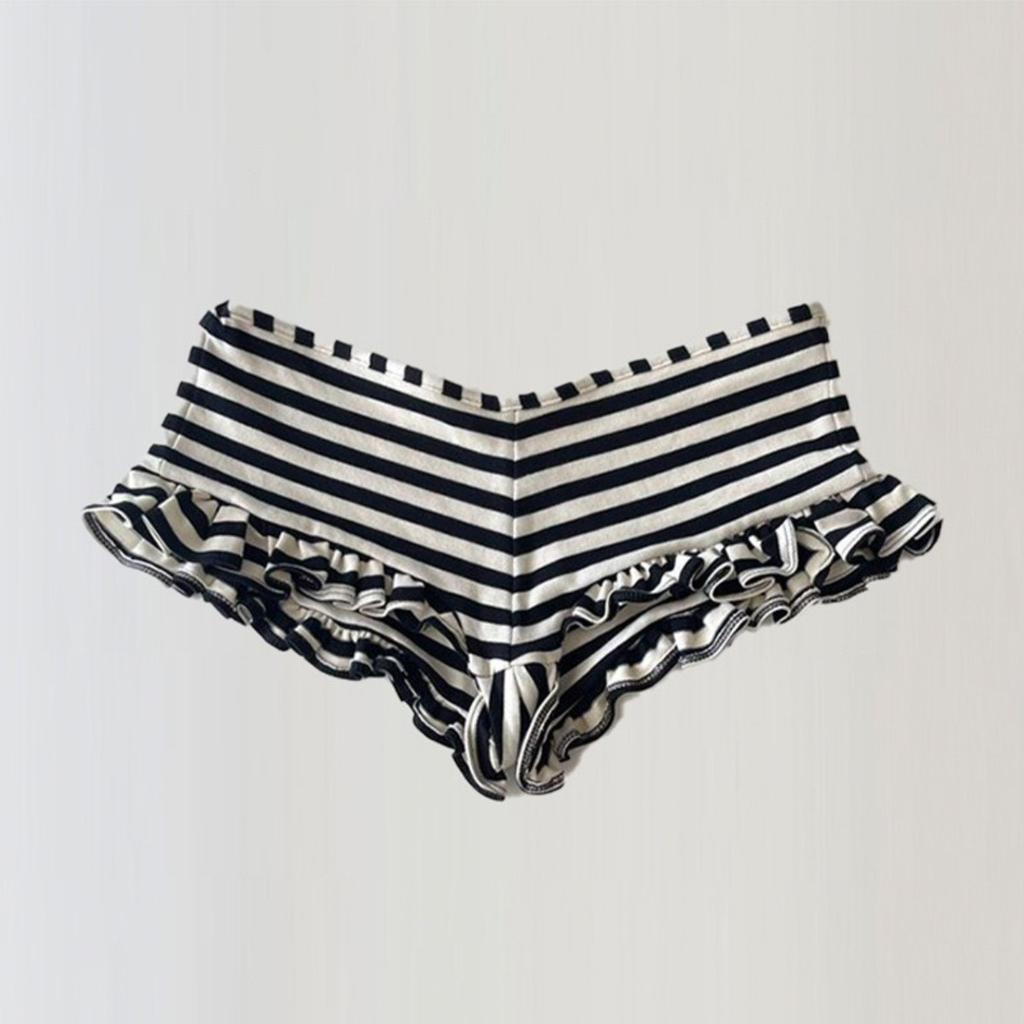 VIONA Mode Femme Emo Noir Décontracté Imprimé Mode Y2K Sexy Coupe Ajustée Polyvalent Taille Basse Gothique Hip-hop Street Short