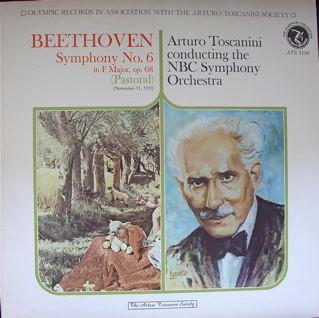 LP Record ARTURO TOSCANINI NBC SYMPHONY ORCH Beethoven Symphony No. 6 in F major ATS1116 OLYMPIC RECORDS US Classical Used