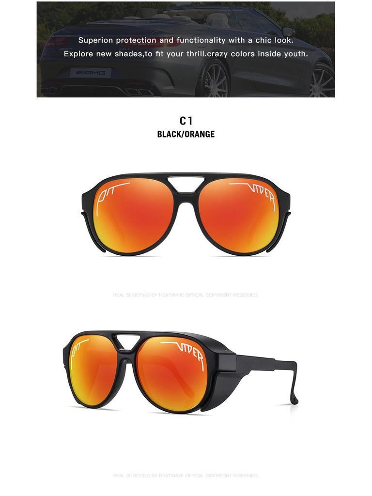 Pit Viper Polarized Windproof Cycling Sunglasses – European & American Outdoor Sports Style