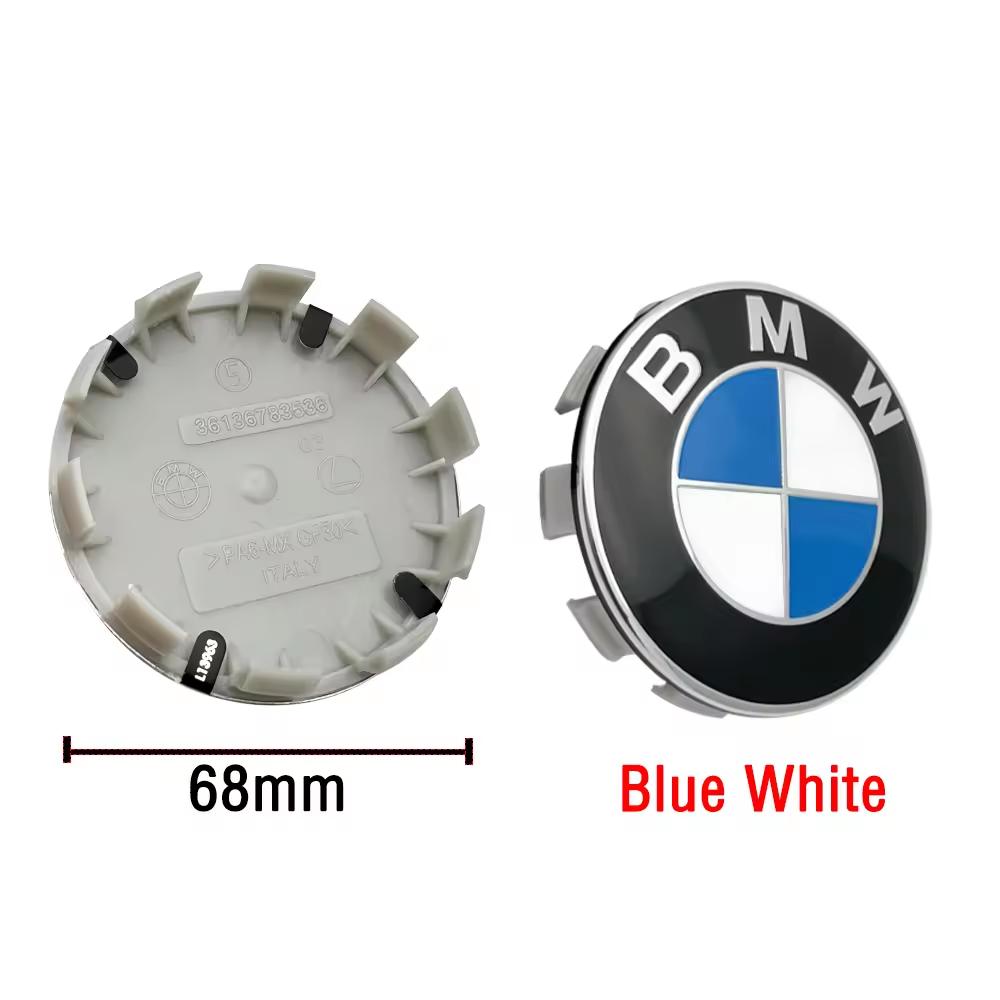 ABS 4Pcs 68mm 56mm For Bmw Performance E36 F20 E46 E39 E38 E90 E87 M Pendant Accessories Car Wheel Center Hub Caps Cover