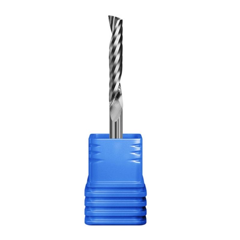 3,175mm/4mm/5mm/6mm/8mm/10mm Spiralfräser Abwärtsschnitt Einlippig Router Bit CNC Schaftfräser Hartmetallfräser