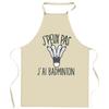 Kitchen Apron - Badminton I Can't - Thick Cotton - Durable French Printing - Versatile Kitchen & Gardening
