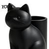 Creative Desktop Storage Solution Cute Cat Pen Holder, 3D Printed Kitten Pencil Cup, Multi-functional Mechanical Balance Holder Organizer for