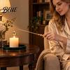 Candle Snuffer Snuffer Long Handle Wick Extinguisher Trimmer Tool with Durable Metal Rotating Bell Head Smoke Reduction in Scented Jar Candles Home