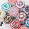 Section Dyed Rainbow Cake Color Gradient Hand-woven DIY Wool/Acrylic Blended Yarn for Clothing Scarf Hat