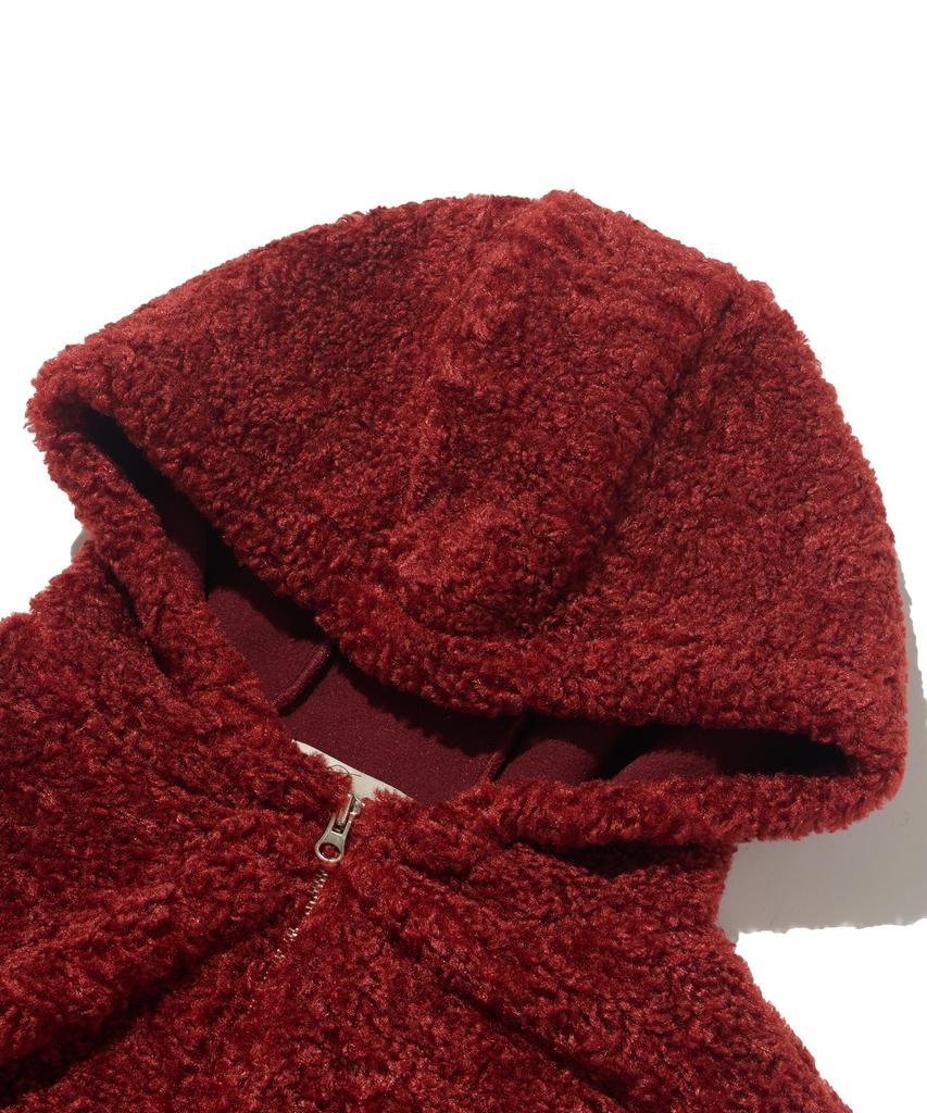 Roidesrois Hug Fleece Hooded Jumper (Red)