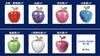 M Pro 7-Color Apple Ornament for Happiness, Feng Shui Goods, Good Luck, Home Decor, Apple Ornament, Happiness, Gold Crystal, Wealth (Multicolor)