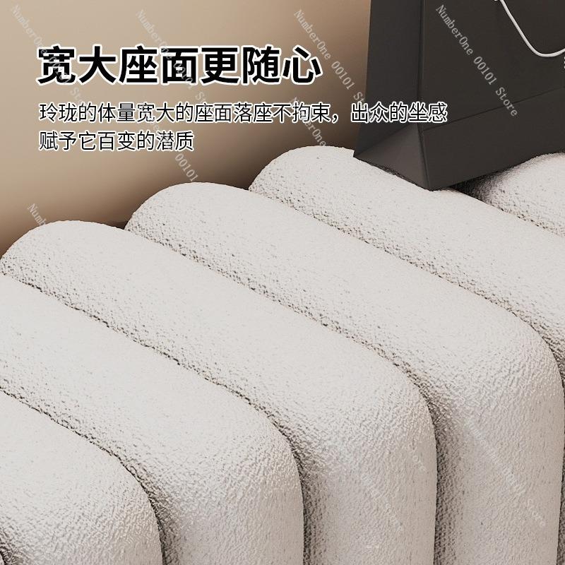 Soft Upholstered Shoe-Changing Stool for Entrance Hall,Modern Light Luxury Style,Sofa-Side Bench,Bedroom Footrest Seat