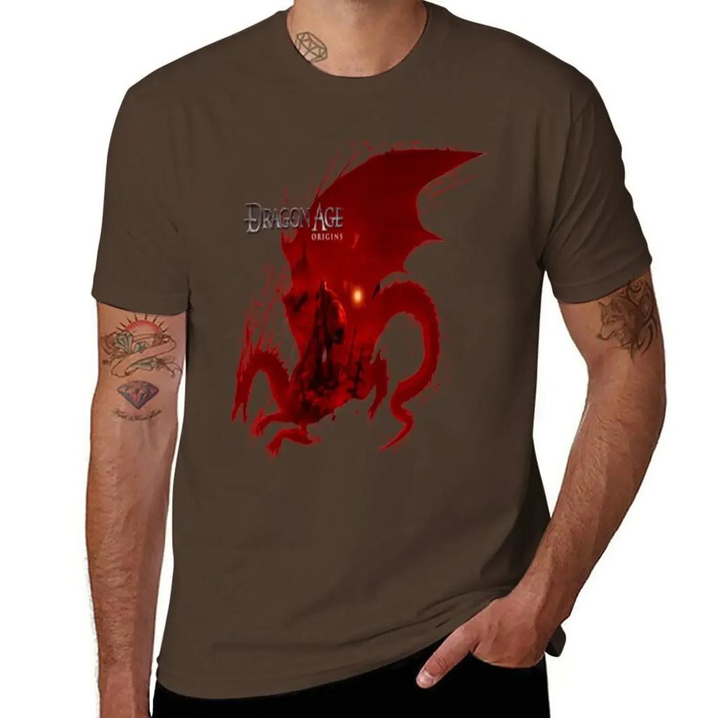 DRAGON AGE ORIGINS T-Shirt funnys summer top mens graphic t-shirts pack