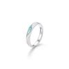 New Ice Island Spirit Snake Couple Ring Light Luxury Niche Premium Enamel Opening Ring Valentine's Day Girlfriend
