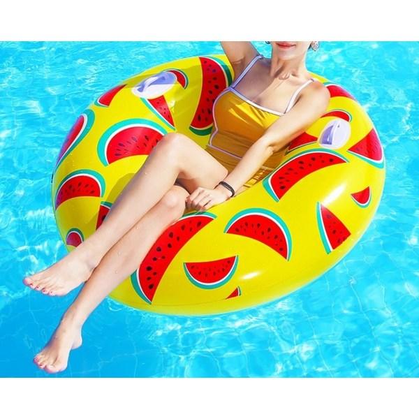 Sunny Water Round Watermelon Tube 110cm, Korean Water Fun Items