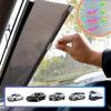 Auto Fensterabdeckung Einziehbar Auto Fenster Rollo Windschutzscheibe Sonnenschutz für Auto LKW Fahrzeug Glas Sonnenschutz