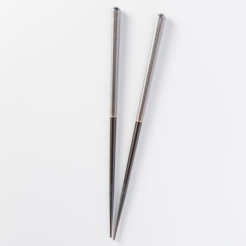 Wakasa Lacquer Chopsticks, Octagonal, Brown, Natural Wood, Dishwasher Safe, 25cm, Made in Japan, Product Number 264680