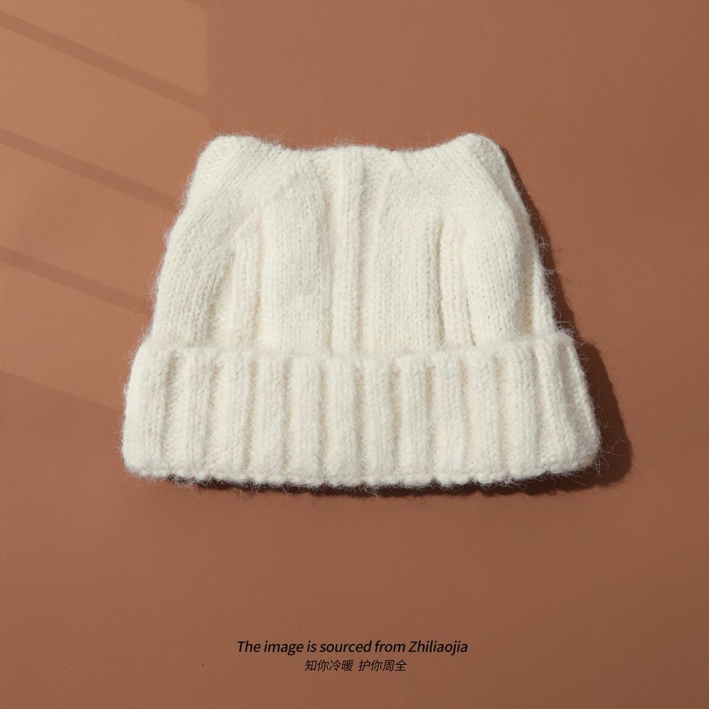 Wool knitted Japanese cute cat ears wool hat women's warm ear protection fashion cold hat shows a small trend
