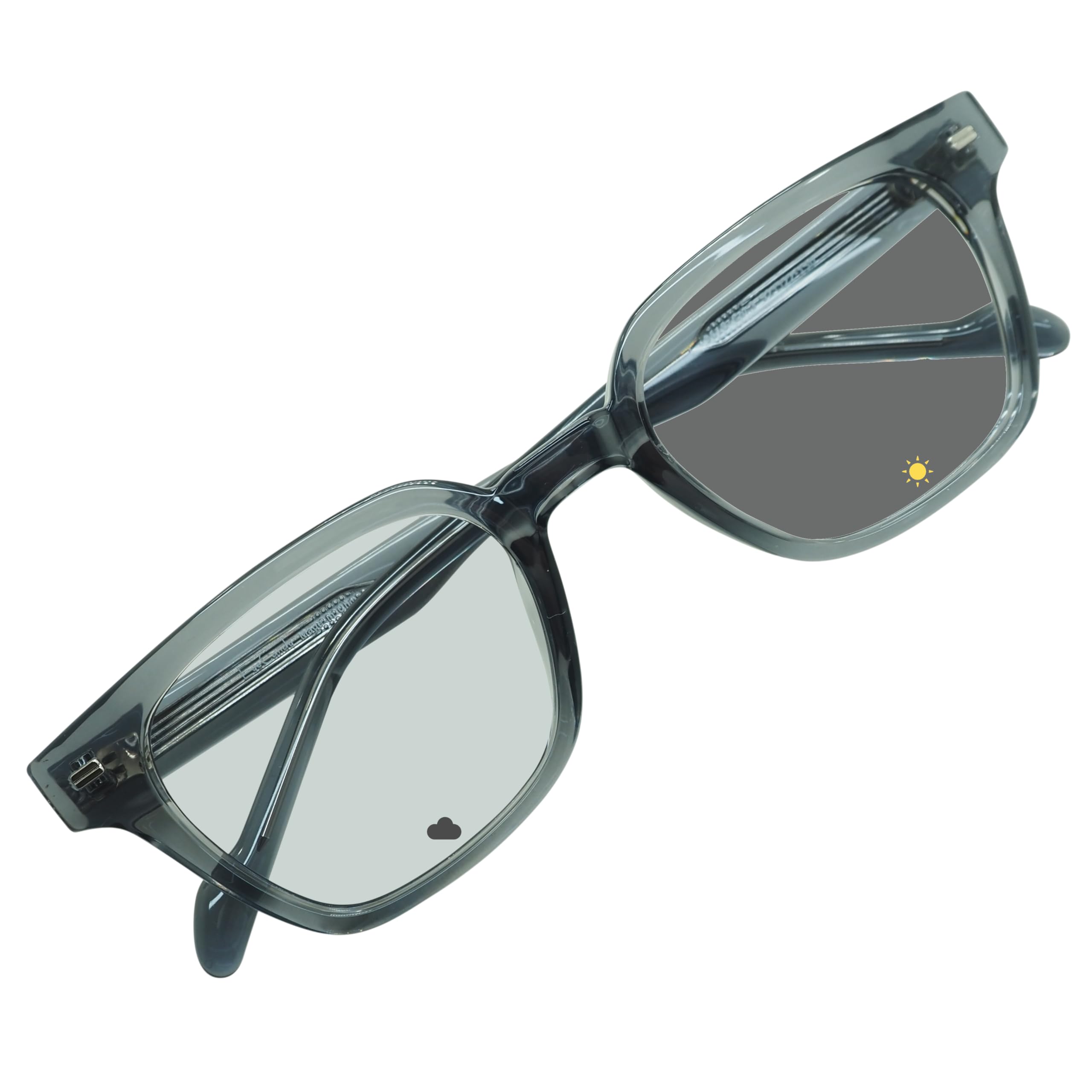 [OTC.web] 9618HC Polarized Photochromic Sunglasses, UV Protection, Tinted Sunglasses, Photochromic, Polarized, Men s, Wellington Style, Stylish,