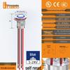 Lanbo 12QC High-Current Waterproof Metal Tactile Switch with LED, IP67 Stainless Steel.