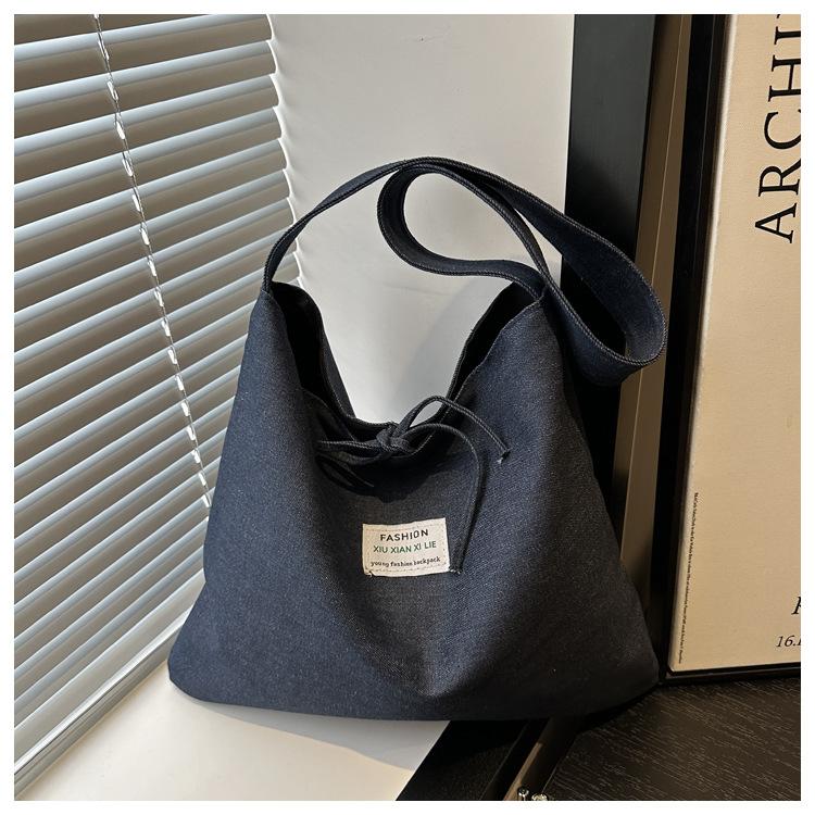 

Retro spring national style slack cloth bag 2025 light spring wear large-capacity shoulder tote bag