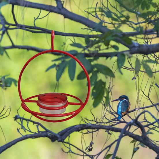 Kolibri-Futterspender mit Haken Große Kapazität Auslaufsicher Einfaches Befüllen Wiederverwendbar Einfache Installation