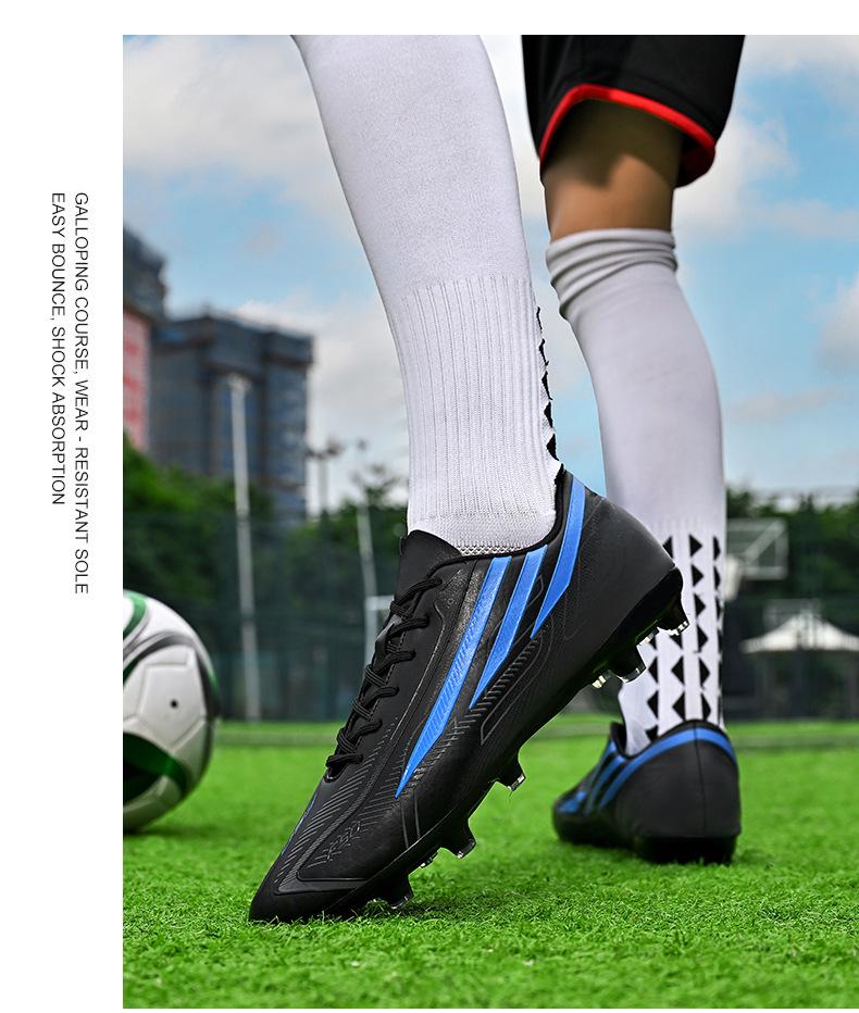 Unisex Fotballsko for Kryssgrensehandel med Lange Knotter for Kunstgress og AG: Passer for voksne, studenter, trening og konkurranse.