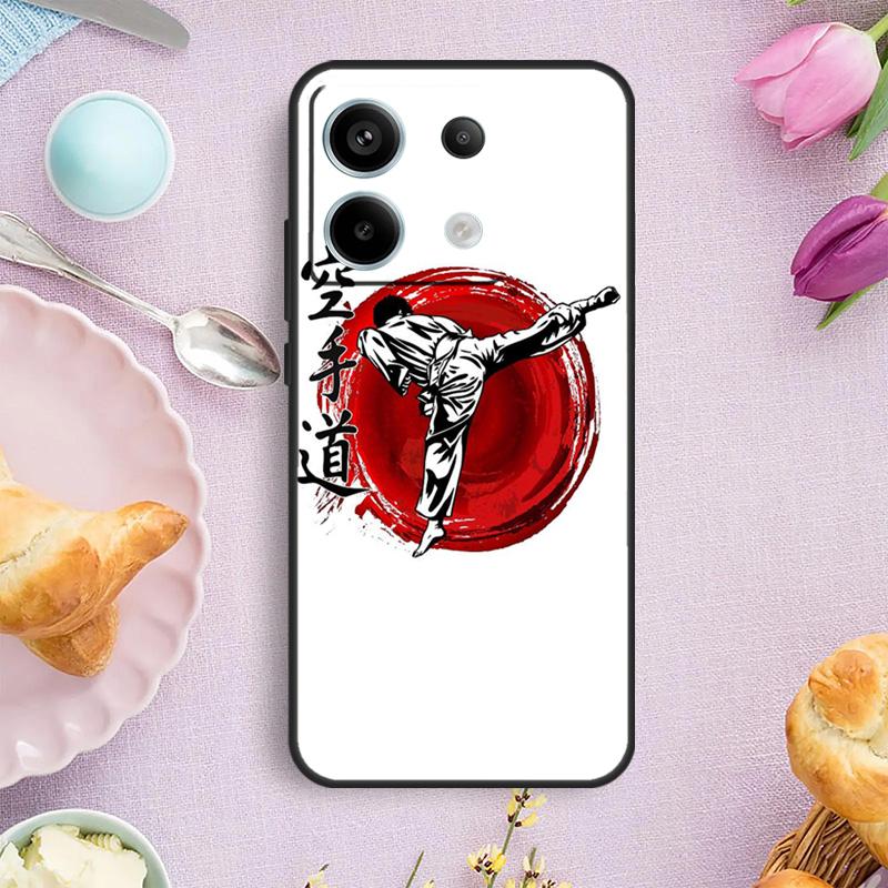 Kung Fu Karate Taekwondo Martial Case For Xiaomi Redmi Note 15 Pro Plus 10 11 12 13 14 Pro Cover For Redmi 14C 15C 12C 10C 13C
