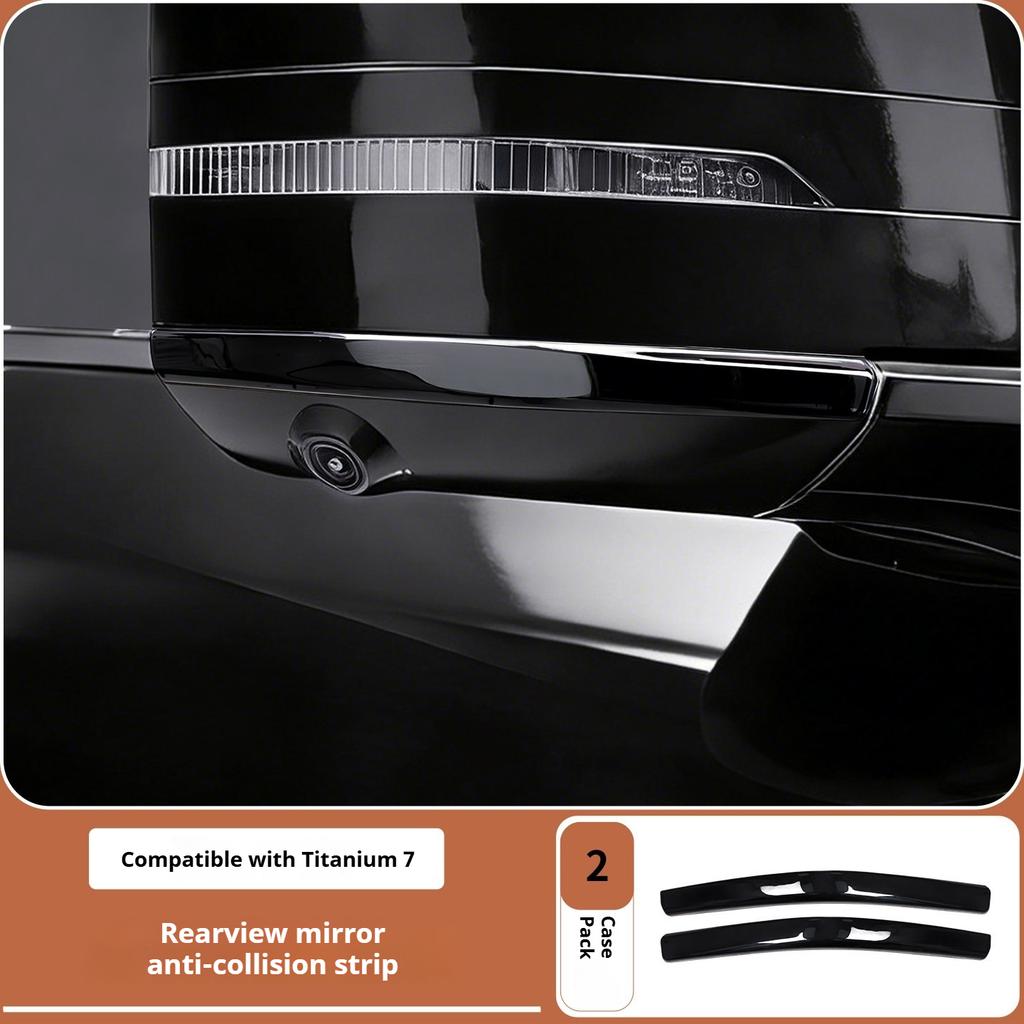 For BYD Ti7 Equation Leopard Titanium 7 Door Edge Guard Door Door Protection Stickers Anti-scratch Modify Decoration Accessories