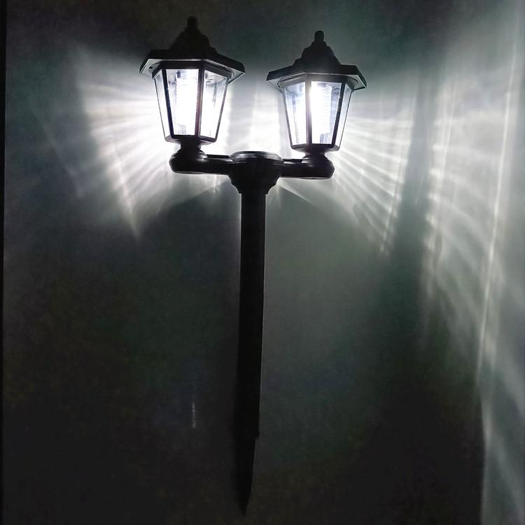 Solar LED Hexagonal Wall Light for Garden and Villa Decoration