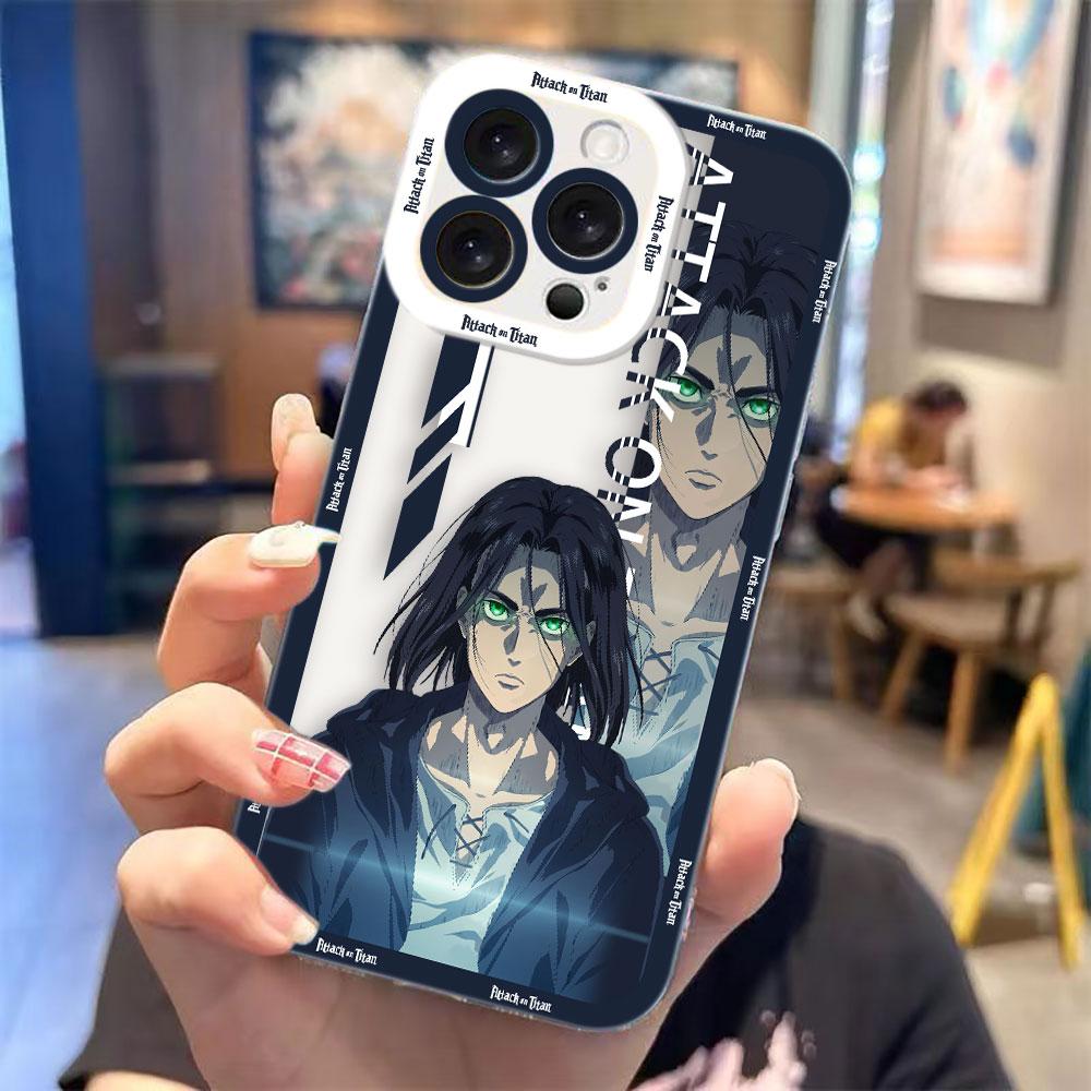 

Cartoon A-Attack On T-Titan Cover Clear Phone Case For Redmi Note 15 14 13 12 11 11T 11S 10 9 10S 9S 8 Pro Max Plus Shell Case Redmi NOTE13PRO4G
