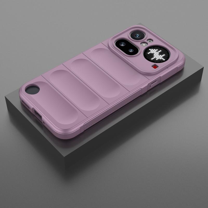 For Nothing Phone 4A Pro Case Anti-slip Grip Anti-Fingerprint Airbag Shockproof Soft Silicone TPU Full Protection Back Cover