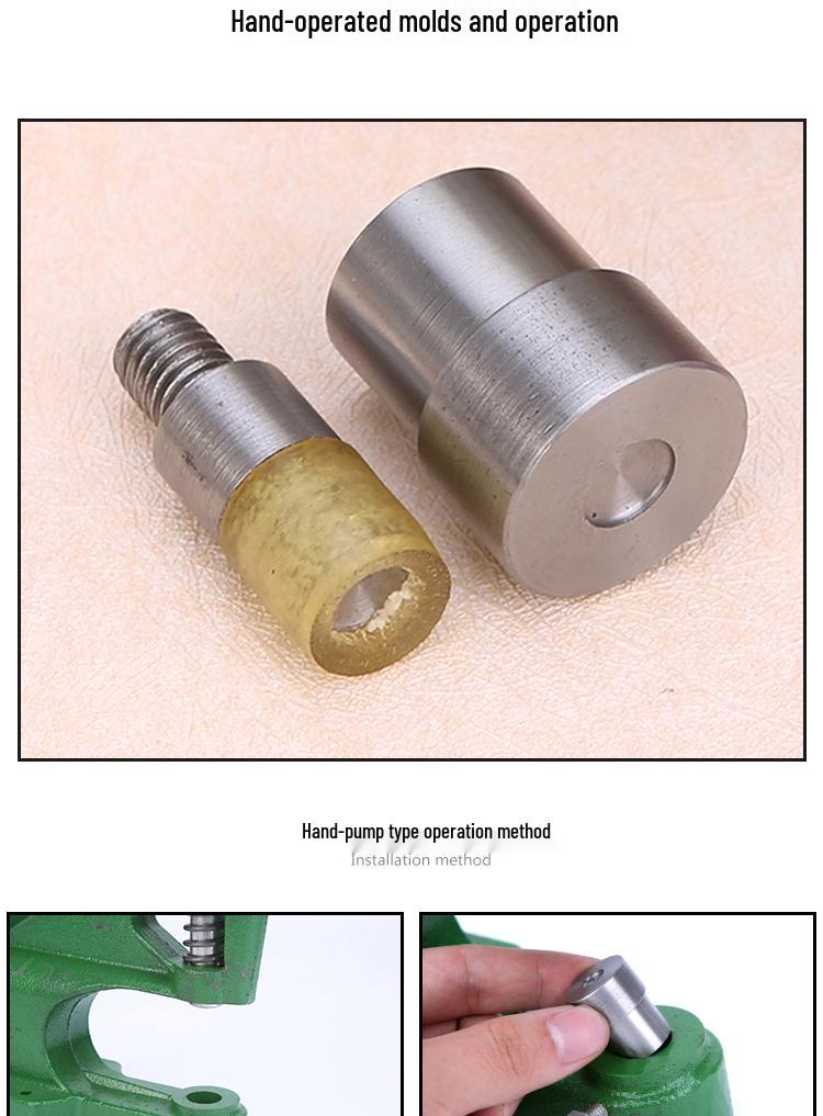 4-12mm DIY Metal Double-Sided Cap Rivet - Decorative Shoe Repair Accessory