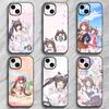 Custodia per Telefono Kawaii Giapponese Anime N-Nekopara Custodia per Telefono Confezione Morbida Leggera Per iPhone17 16 15 14 13ProMax