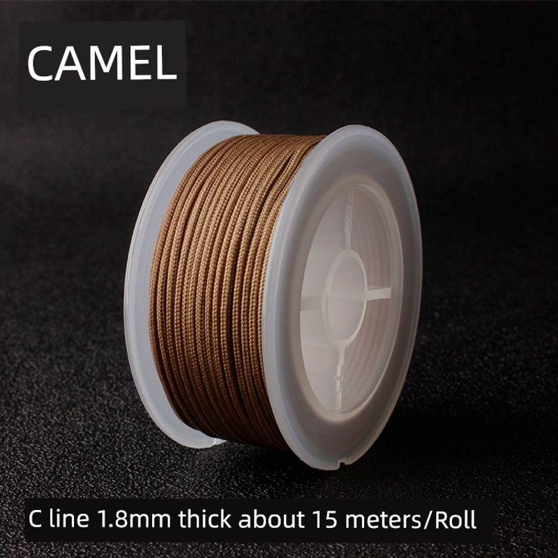 

Шнур для рукоделия Износостойкий Неэластичный Шнур для браслета Бусины Будды Ручная работа Плетеный Нефритовый Стренд Браслет Цепочка на запястье Бусины для ожерелья Красная веревка 1.8mm center shaft camel