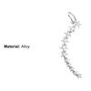 1Pc Clip Earring Five-pointed Stars Anti-allergic Women All Match Ear Cuff Jewelry Accessories