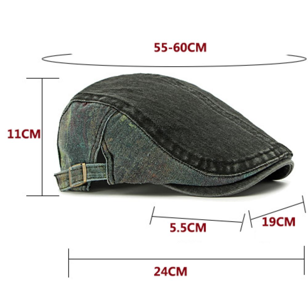 HT4788 Mens Berets Women Spring Summer Autumn Cotton Cap Retro Patchwork Artist Painter Beret Hat Male Female Ivy Flat Beret Cap