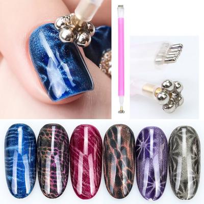 Yousheng Nail Art Katzenauge Blumenstreifen Magnetstift DIY 3D Polnisch UV Gel Maniküre Werkzeug