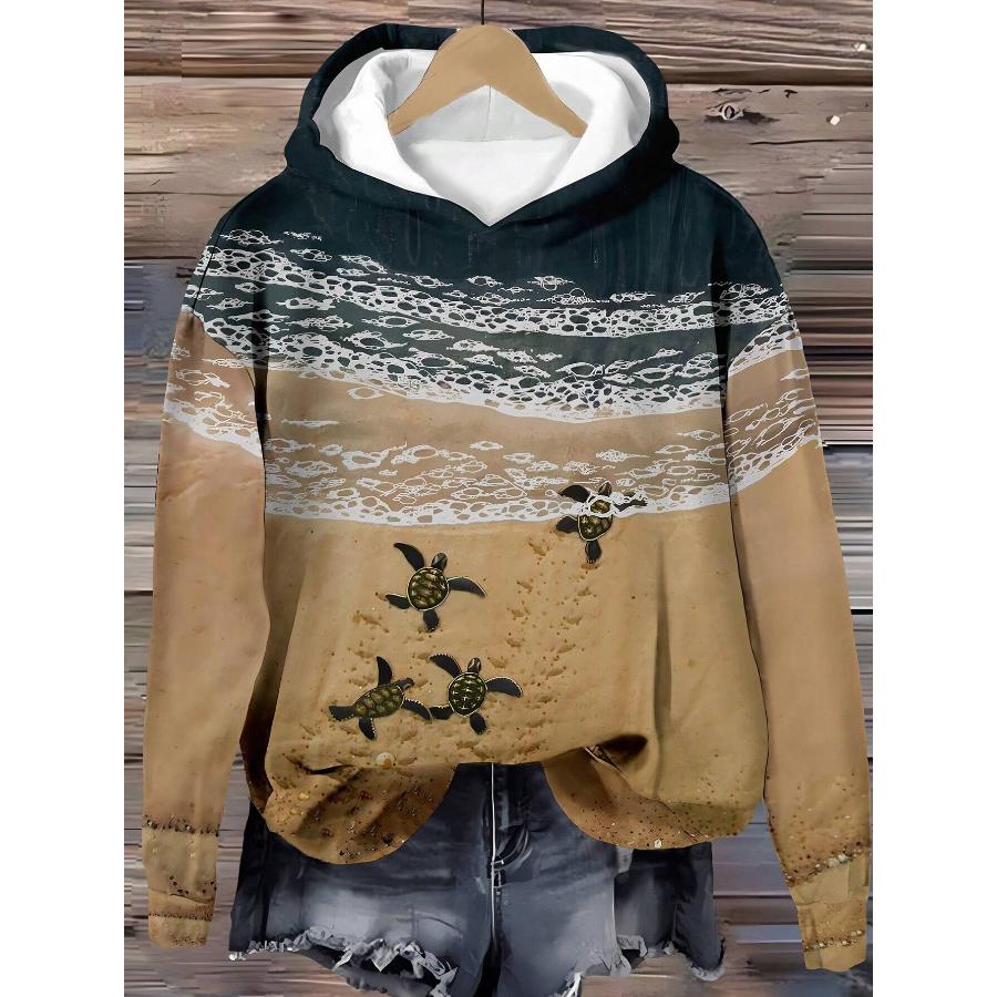 

SHEIN Essnce Plus Size Женская Милая Рождественская Снеговик Графический Свитшот С Капюшоном На Завязках, Осенняя Одежда 4XL