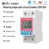 Smart Graffiti Circuit Breaker 63A 2P with Mobile Remote Control Timer & Overcurrent Leakage Protection