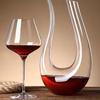 1 pz Set decanter bicchiere da vino rosso cristallo bordeaux, bicchiere da vino per la casa, bicchiere grande a stelo alto, stile retrò commerciale