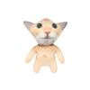 Cuter Cat Plush Dolls With Short Pile Fabric For Kids And Collectors