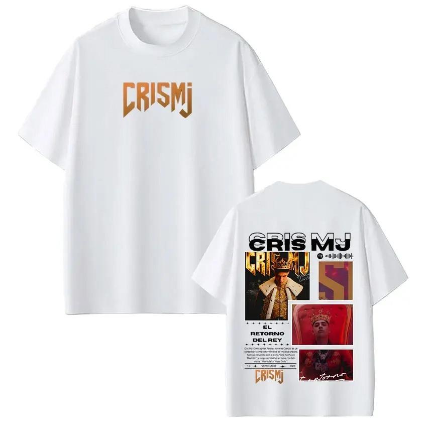 Fashion Unisex Women Tshirt Rapper CRIS MJ Album Tour 2026 Graphics Fan Gifts Tees Cotton Loose Casual Hiphop Tshirts Streetwear