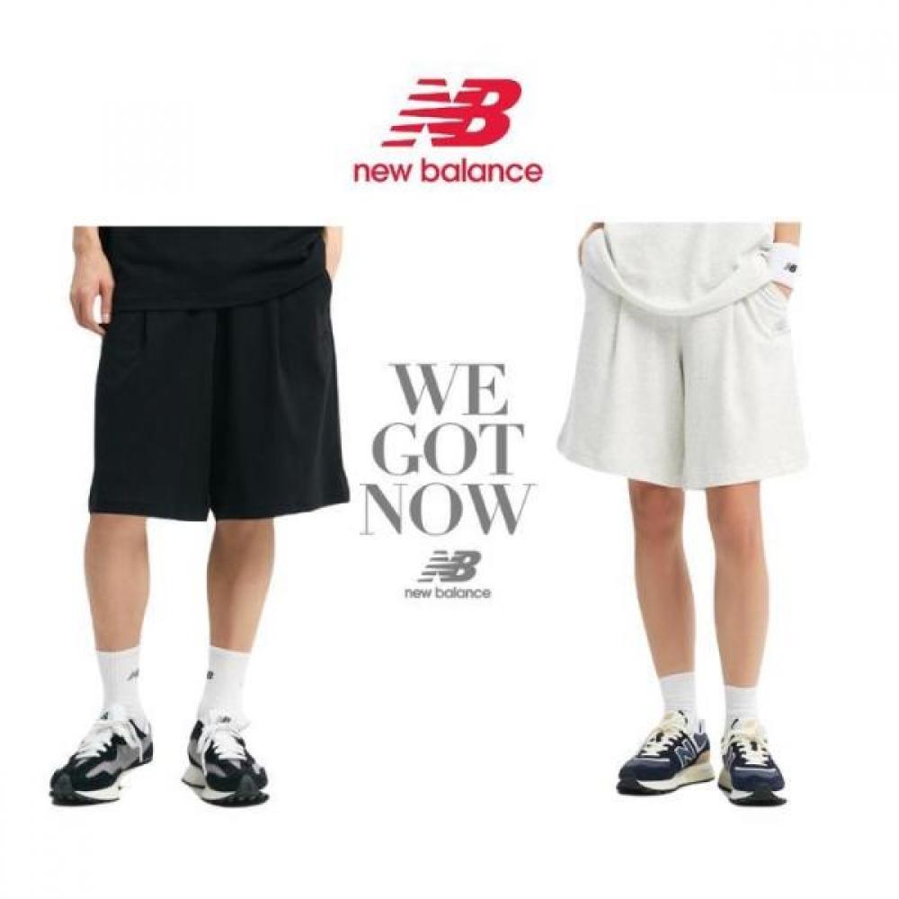 

New Balance Unisex 5 Part One Tuck Loose Fit Shorts blacks/90(XL)