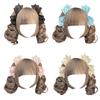 2Pcs Eye Catching Hair Clip Maid Cosplay Hair Decoration with Lovely 3D Bowknot