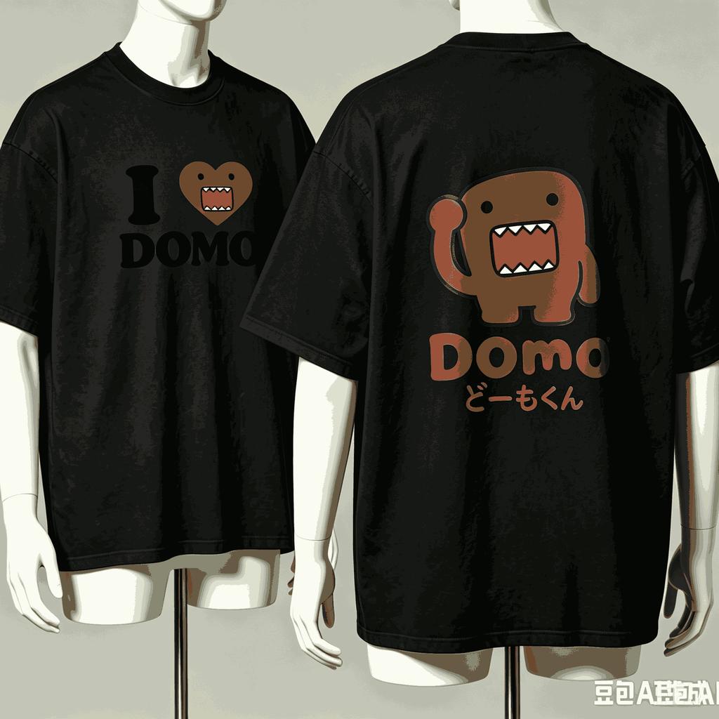Domokun For Fan Gift Tshirt Unisex Unisex Harajuku Oversized Unisex Short Sleeve Streetwear High Quality Couples Classic Breathable