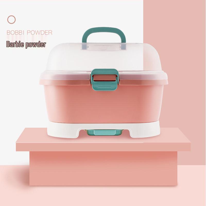 

Plastic Baby Bottle Dustproof Storage Box for Tableware and Accessories Medium 8516 Bottle Storage Box