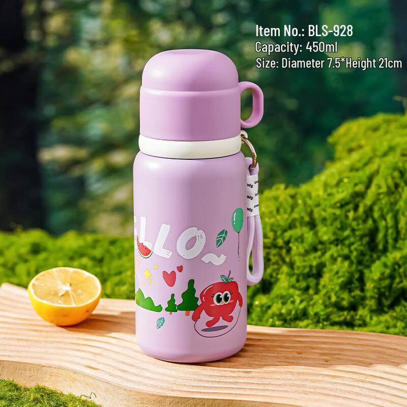 Cute Cartoon 316 Stainless Steel Insulated Water Bottle