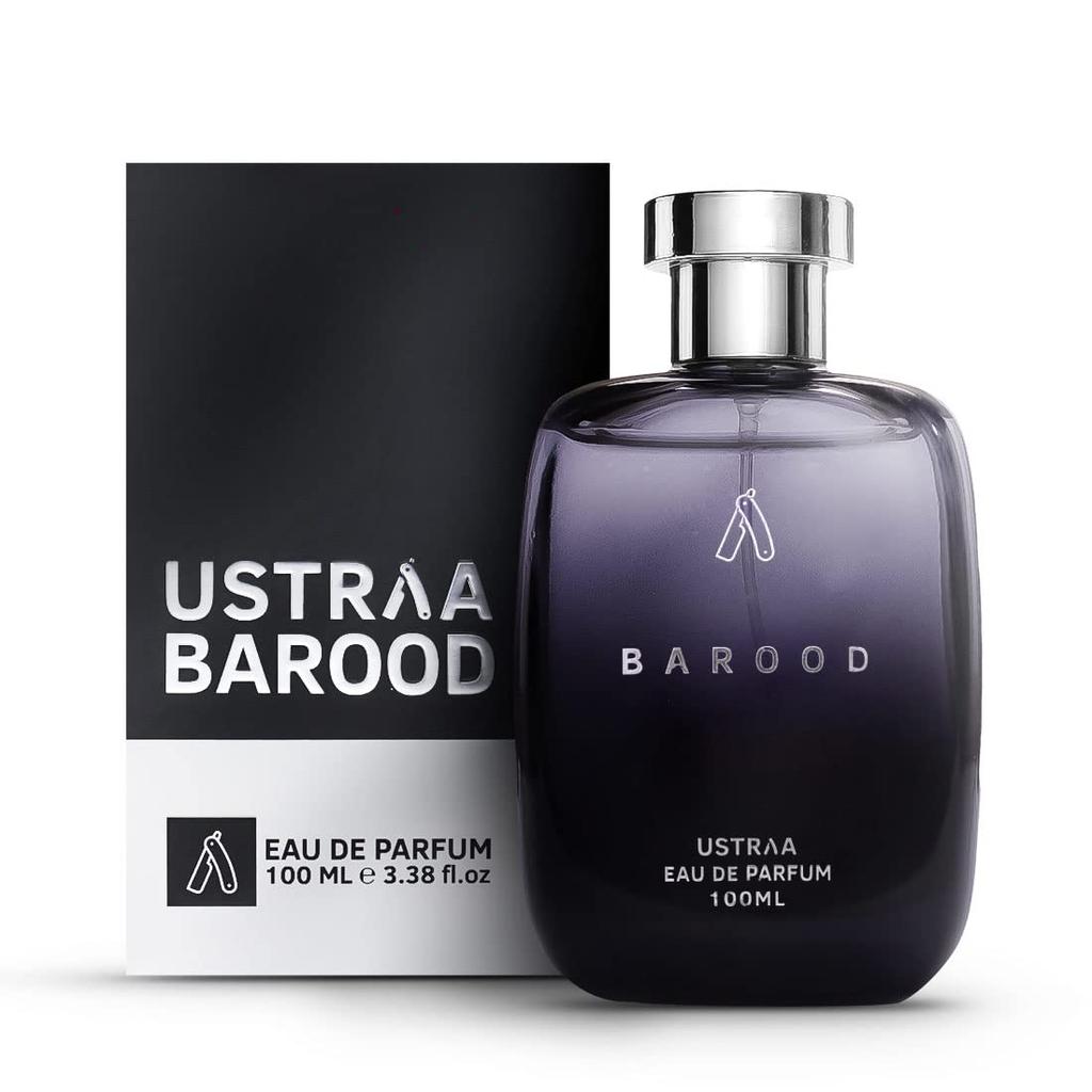 Ustraa Barood Eau De Parfume For Men - 100 Ml - with Warm, Smokey, Sweet and Musky Scents. Luxury Perfume for Men