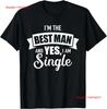 Beste Unisex Single Vrijgezellenfeest T-shirt vintage Gewassen Ademend Licht Stijlvol streetwear Unisex Casual Comfortabel Veelzijdig