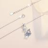 S925 Silver Necklace Women's Light Luxury Niche Swan Pendant 1 Carat D Color Moissanite Collarbone Chain Fashion Jewelry 2026